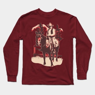 Cowboy Collage Long Sleeve T-Shirt